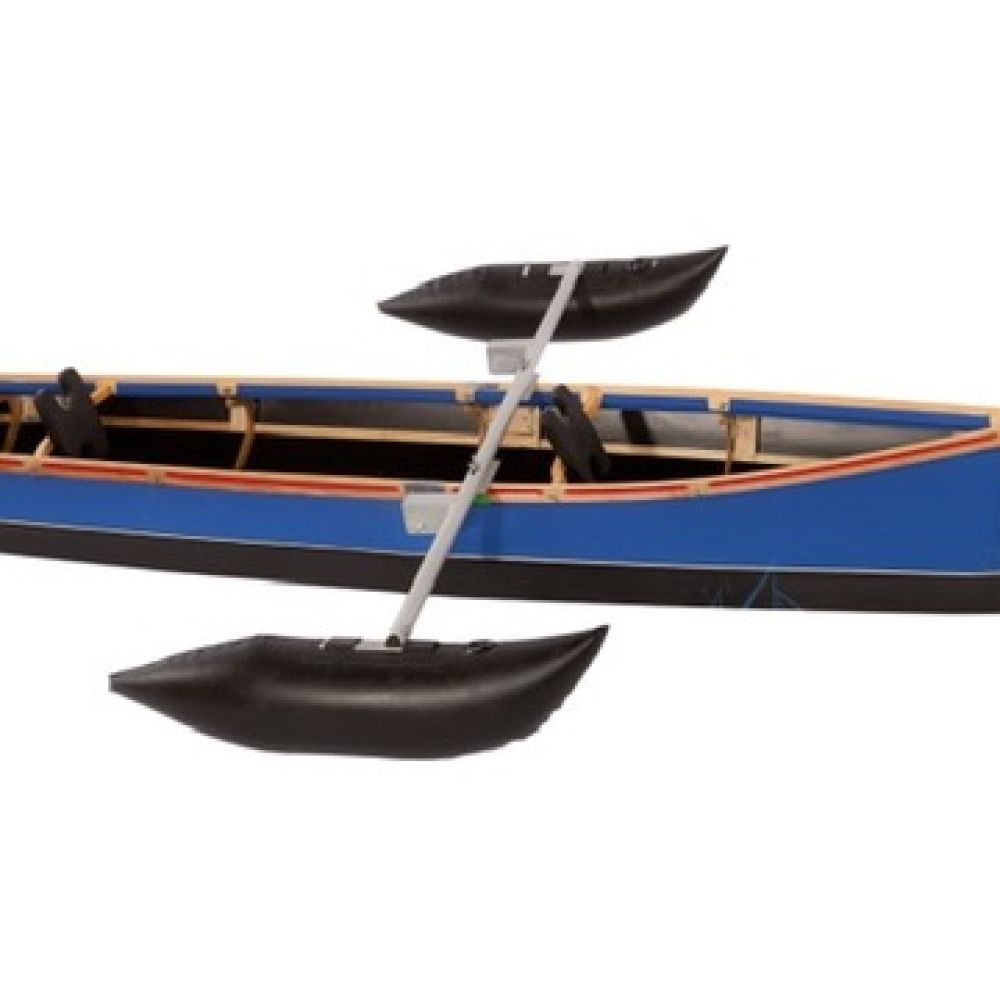 em2 kayak sail outrigger two mast float burbot